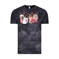 Cloud Black wedding bride coffee cups Vintage Tee - Zillion Design Studio