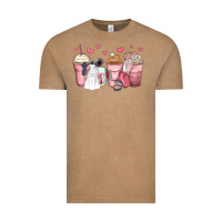 Vintage Coffee wedding bride coffee cups Vintage Tee - Zillion Design Studio