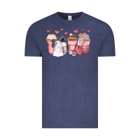 Vintage Denim wedding bride coffee cups Vintage Tee - Zillion Design Studio