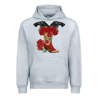 Heather Grey Cowboy Boots Urban Hoodie - Bettercallsaul