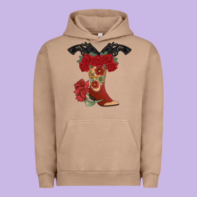 Cowboy Boots Urban Hoodie Designed By Bettercallsaul