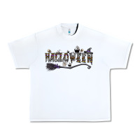 White halloween Urban Heavy Tee - CowhideDigitalArt