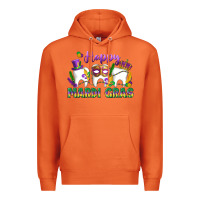 Carrot mardi gras celebration with teeth Premium Hoodie - LillyAllenDesigns