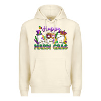 Sandshell mardi gras celebration with teeth Premium Hoodie - LillyAllenDesigns