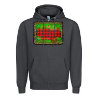 Smoke christmas lights background Zipper Hoodie - AdoDesignShop