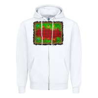 White christmas lights background Zipper Hoodie - AdoDesignShop