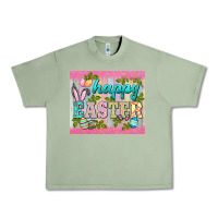 Oil Green happy easter mousepad Urban Heavy Tee - BarkalooDesign