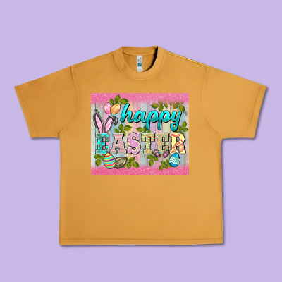 Happy Easter Mousepad Urban Heavy Tee Designed By Barkaloodesign