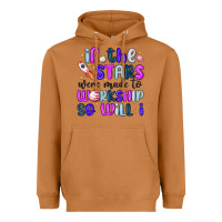 If The Stars Were Made To Worship So Will I Heavyweight Hoodie | Teevron