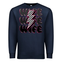 Navy wife wife wife Premium Sweatshirt - MaliasSmallBusiness