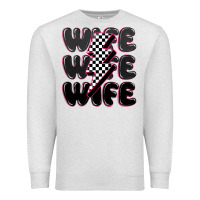 Oatmeal Heather wife wife wife Premium Sweatshirt - MaliasSmallBusiness