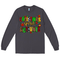 Smoke christmas spirit activate Long Sleeve Tee - AdoDesignShop