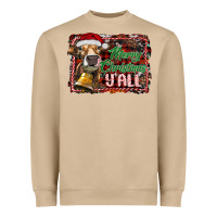 Mushroom merry christmas y'all Heavyweight Sweatshirt - RanaPortraitStore