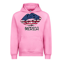 Fuchsia Pink American lip Urban Hoodie - Bettercallsaul
