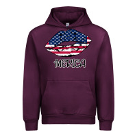 Mauve Wine American lip Urban Hoodie - Bettercallsaul
