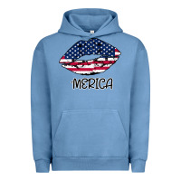 Pigment Pebble Blue American lip Urban Hoodie - Bettercallsaul