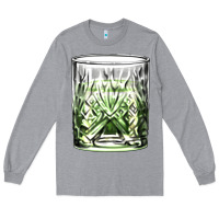 Heather Grey gin tonic Long Sleeve Tee - AdoDesignShop
