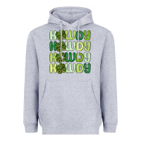 Heather Grey howdy st patrick s day Heavyweight Hoodie - MaliasSmallBusiness