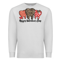 Dove Grey dentist happy valentines day Premium Sweatshirt - MaliasSmallBusiness
