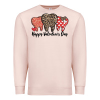 Pale Pink dentist happy valentines day Premium Sweatshirt - MaliasSmallBusiness