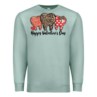 Seafoam dentist happy valentines day Premium Sweatshirt - MaliasSmallBusiness