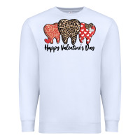 White dentist happy valentines day Premium Sweatshirt - MaliasSmallBusiness