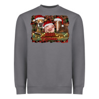 Storm merry christmas farm animals Heavyweight Sweatshirt - RanaPortraitStore