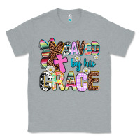 Heather Grey saved by his grace Classic Tee - AdoDesignShop