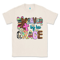 Natural saved by his grace Classic Tee - AdoDesignShop
