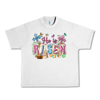 Lunar Rock he is risen easter with flowers Urban Heavy Tee - Neo Western