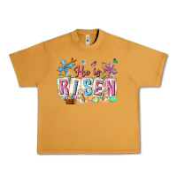 Peanut Butter he is risen easter with flowers Urban Heavy Tee - Neo Western