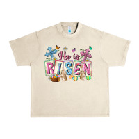 Sandshell he is risen easter with flowers Urban Heavy Tee - Neo Western