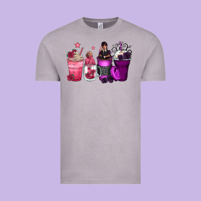 Wednesday And Enid Coffee Cups Vintage Tee Designed By Zillion Design Studio