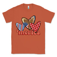 Copper merica 4th of july hearts Classic Tee - BundleAndBundleShop
