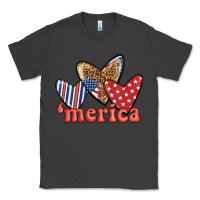 Smoke merica 4th of july hearts Classic Tee - BundleAndBundleShop