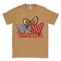 Toasted Coconut merica 4th of july hearts Classic Tee - BundleAndBundleShop