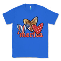 True Royal merica 4th of july hearts Classic Tee - BundleAndBundleShop