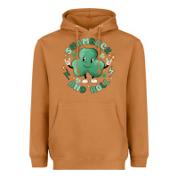Meerkat shamrock and roll Heavyweight Hoodie - MaliasSmallBusiness
