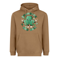Toasted Coconut shamrock and roll Heavyweight Hoodie - MaliasSmallBusiness