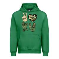 Emerald Peace Love Urban Hoodie - Bettercallsaul