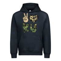 Navy Peace Love Urban Hoodie - Bettercallsaul