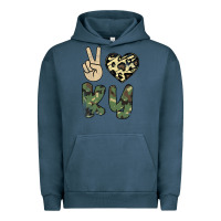 Pigment Midnight Navy Peace Love Urban Hoodie - Bettercallsaul
