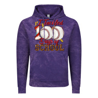 Cloud Purple i tackled 100days of school baseball Vintage Hoodie - texasbilliewilder