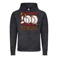 Vintage Black i tackled 100days of school baseball Vintage Hoodie - texasbilliewilder