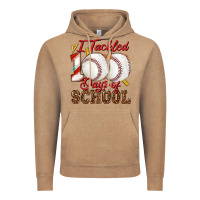 Vintage Coffee i tackled 100days of school baseball Vintage Hoodie - texasbilliewilder