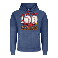 Vintage Denim i tackled 100days of school baseball Vintage Hoodie - texasbilliewilder