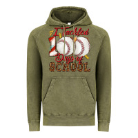 Vintage Olive i tackled 100days of school baseball Vintage Hoodie - texasbilliewilder