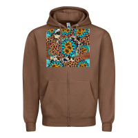 Chestnut gemstone sunflower Zipper Hoodie - AdoDesignShop