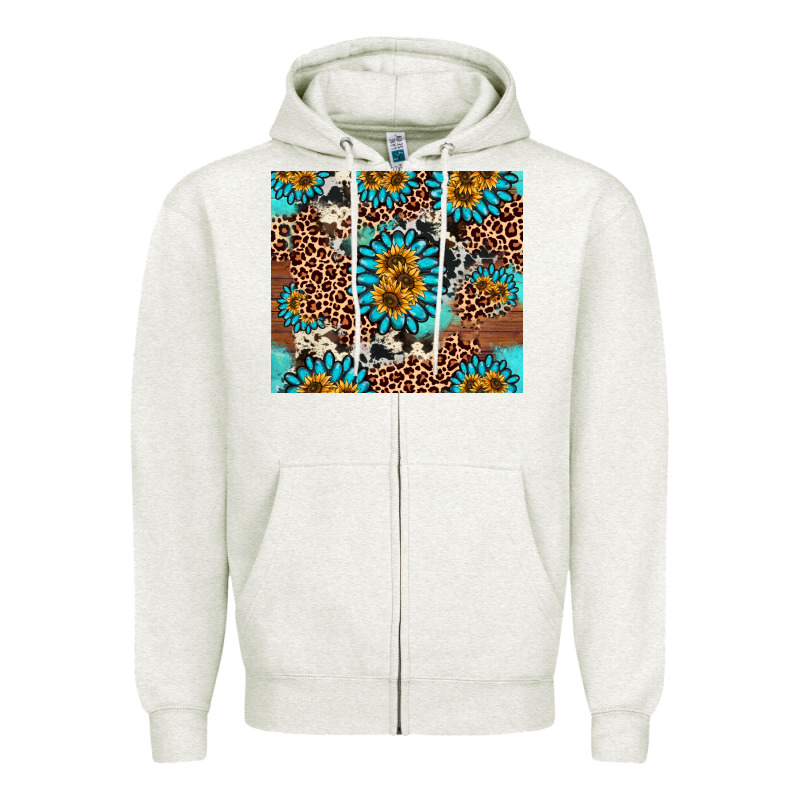 Gemstone Sunflower Zipper Hoodie by AdoDesignShop | Teevron