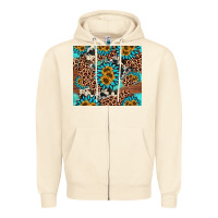 Sandshell gemstone sunflower Zipper Hoodie - AdoDesignShop